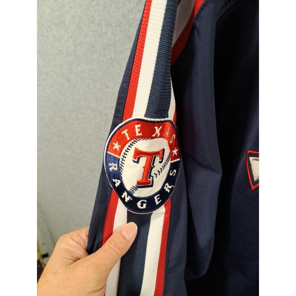 Stitches MLB Texas Rangers Jacket Mens 2XL Gen Merch Full Zip Applique 96127 - Picture 5 of 11